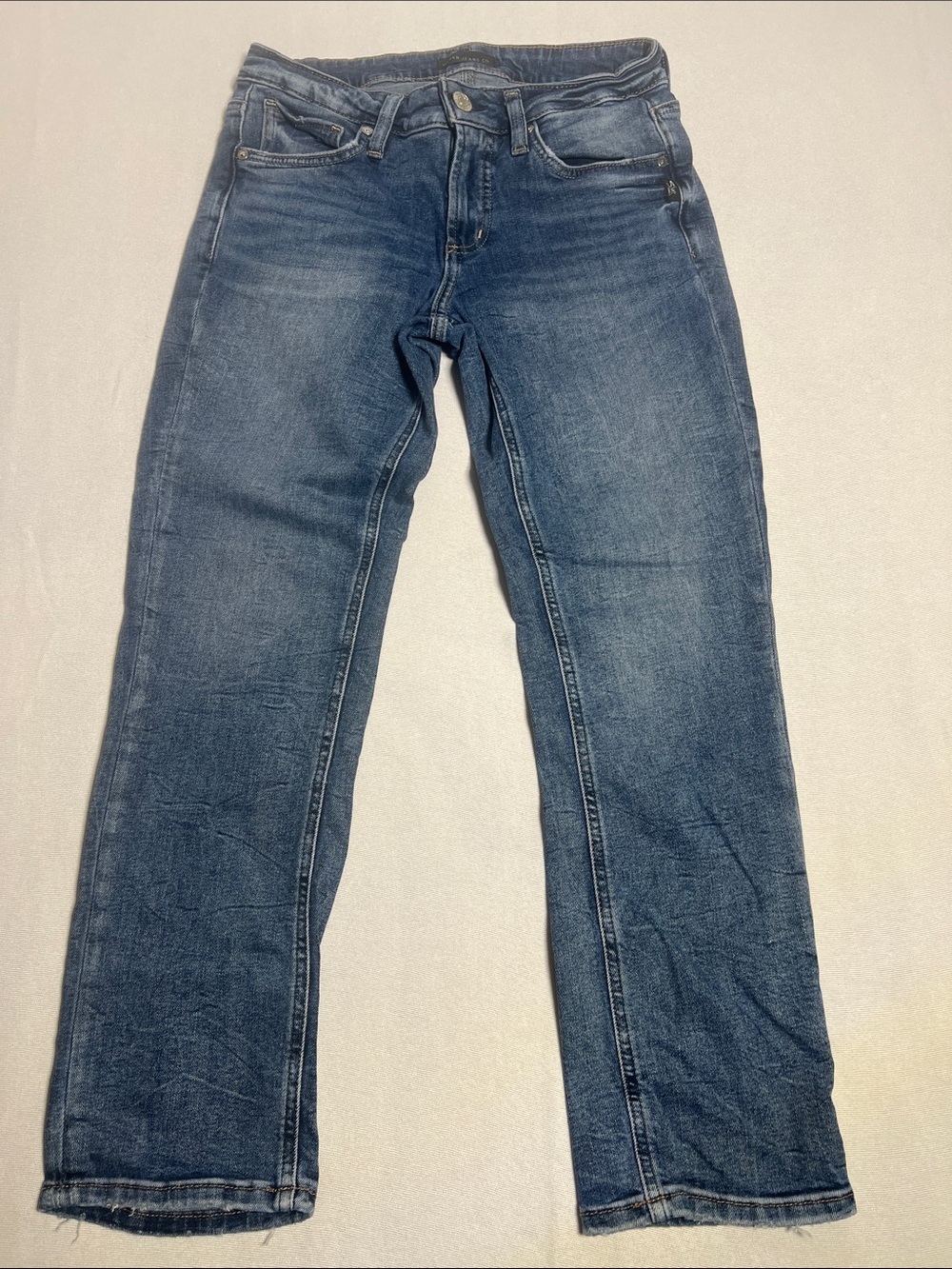 Silver Jeans Women's Ankle-Length Jeans in Medium Blue Wash